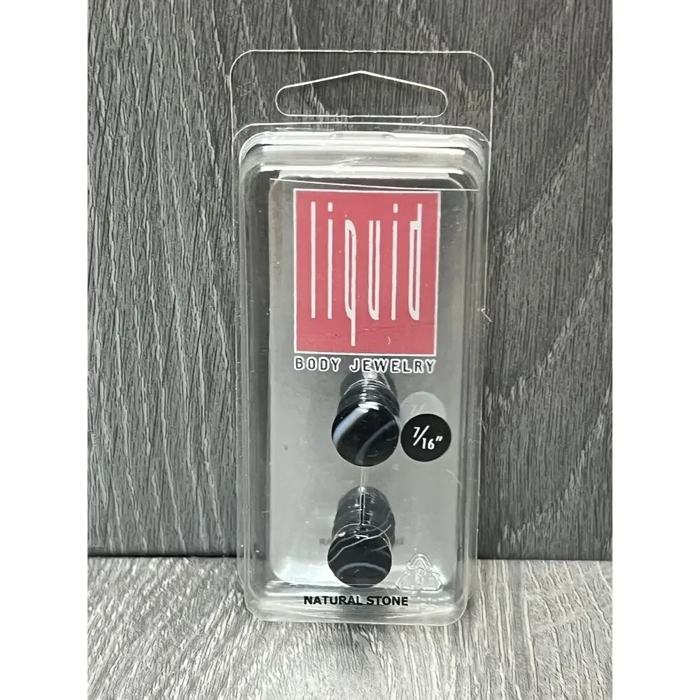 Liquid Natural Stone Plug Gauges 7/16